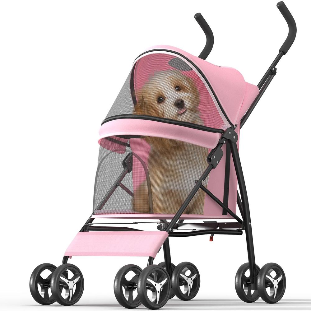 Pet Stroller Carrier - 4-Rad-Haustierbuggy für kleine bis mittelgroße Haustiere,