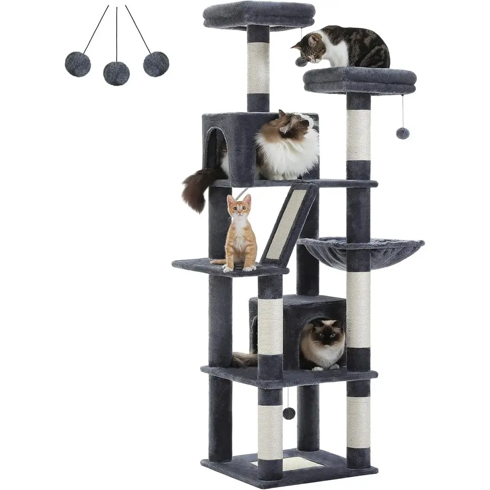 Cat Scratching Post - 70 cm hoher Katzenbaum mit 2