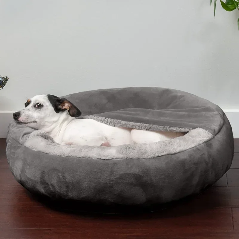 Calming Dog Bed - Halb geschlossener Hundezwinger kleiner und mittlerer
