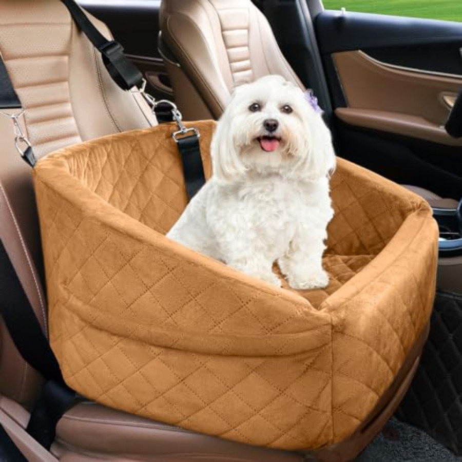 Calming Dog Bed - Hunde-Autositz für Kleine und Mittlere Hunde,