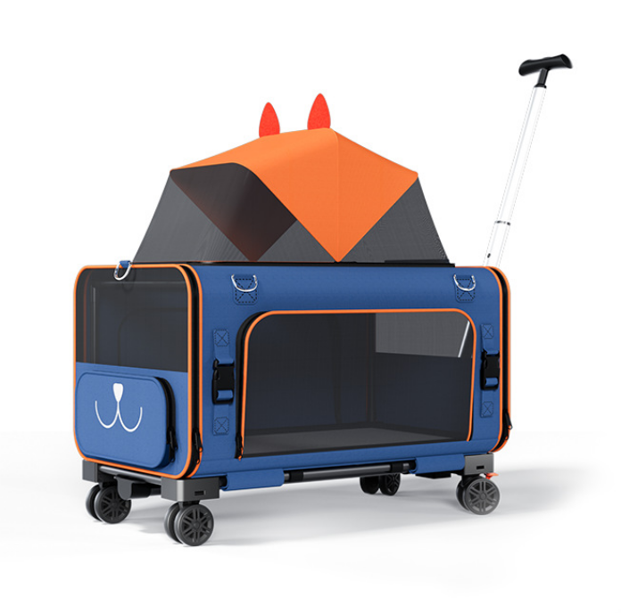 Pet Stroller Carrier - Neuer Oxford Haustier-Reisekinderwagen, Schulterträger für Katzen