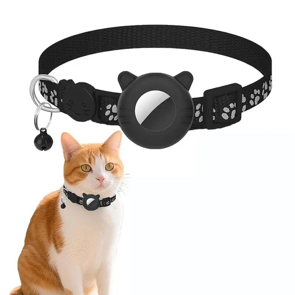 Pet Supplies Locations - Verstellbares Nylon-Halsband für Airtag für Welpen