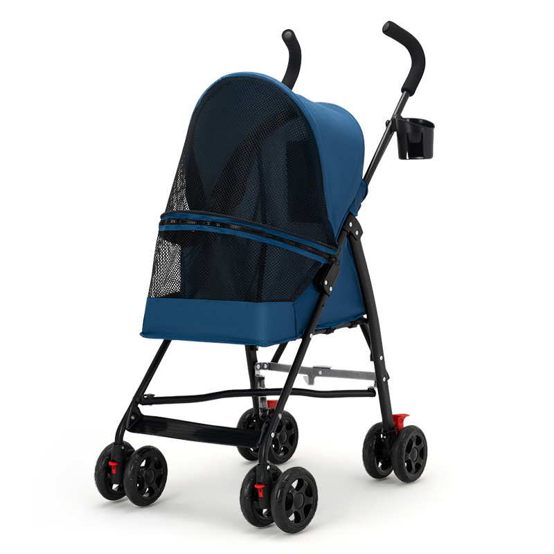 Pet Stroller Carrier - Haustier-Kinderwagen, Katzen- und Hundewagen, Leichter Faltbarer