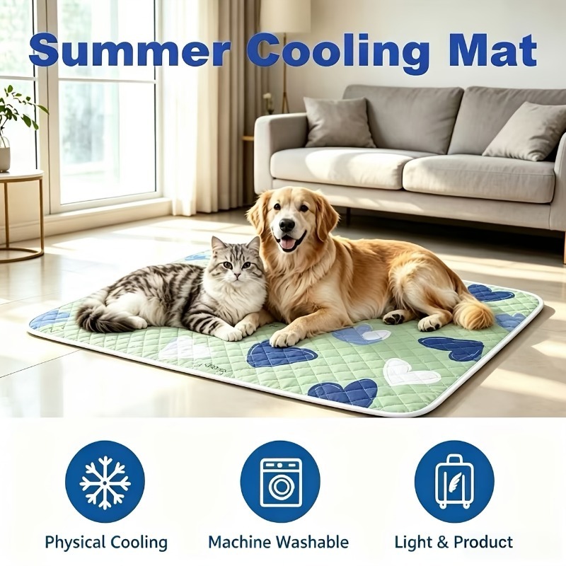 Calming Dog Bed - Haustier-Kühlmatte Upgrade Extra Groß, Kühlende und