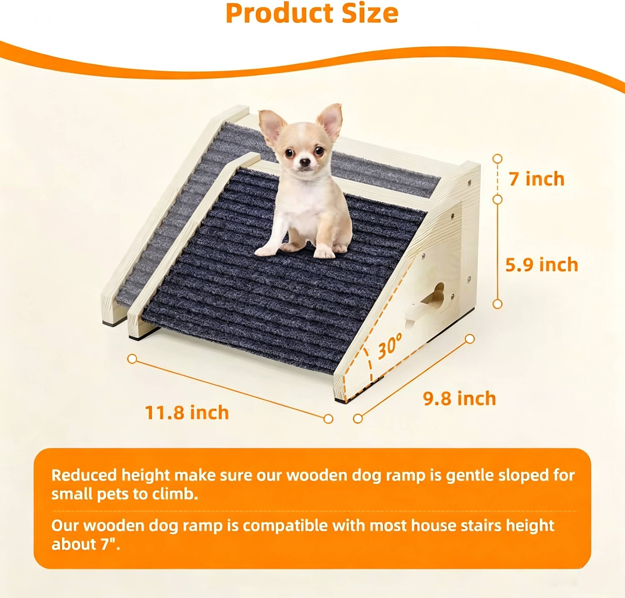 Hölzerne Hundetreppe Hunderamp – Calming Dog Bed Bewertung und Preis