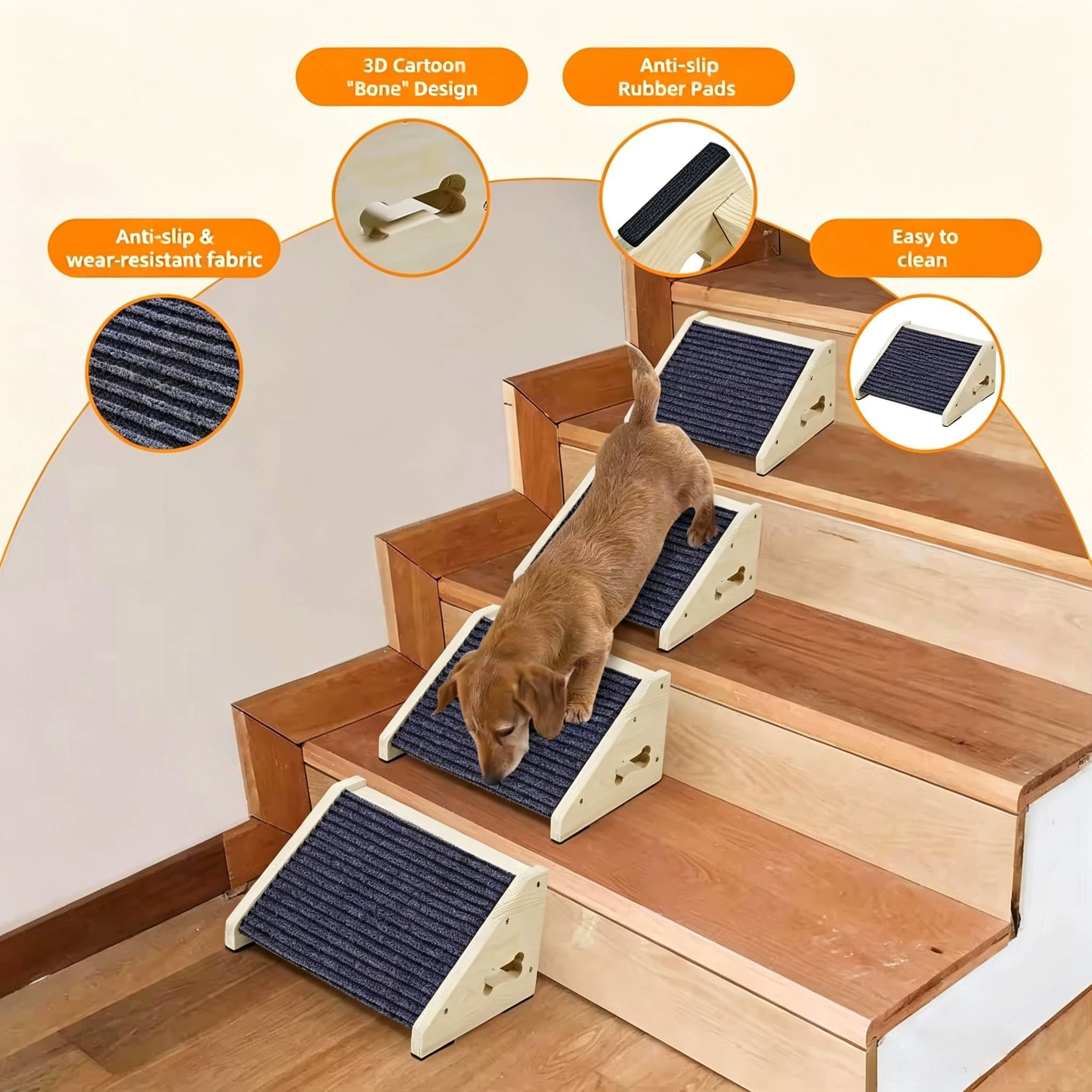 Hölzerne Hundetreppe Hunderamp – Calming Dog Bed Bewertung und Preis