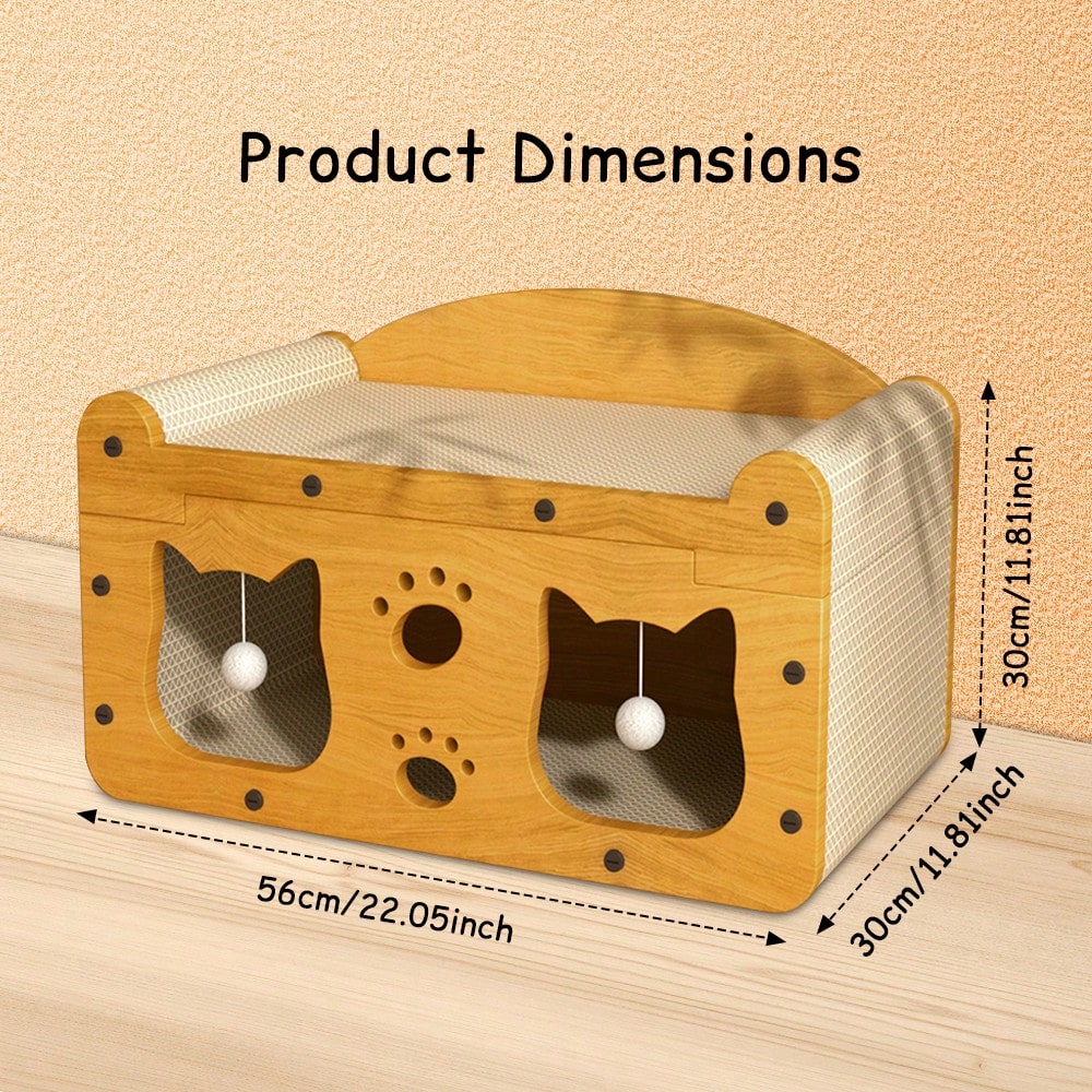 Luxuriöses Doppelstöckiges Kat – Cat Scratching Post Bewertung und Preis