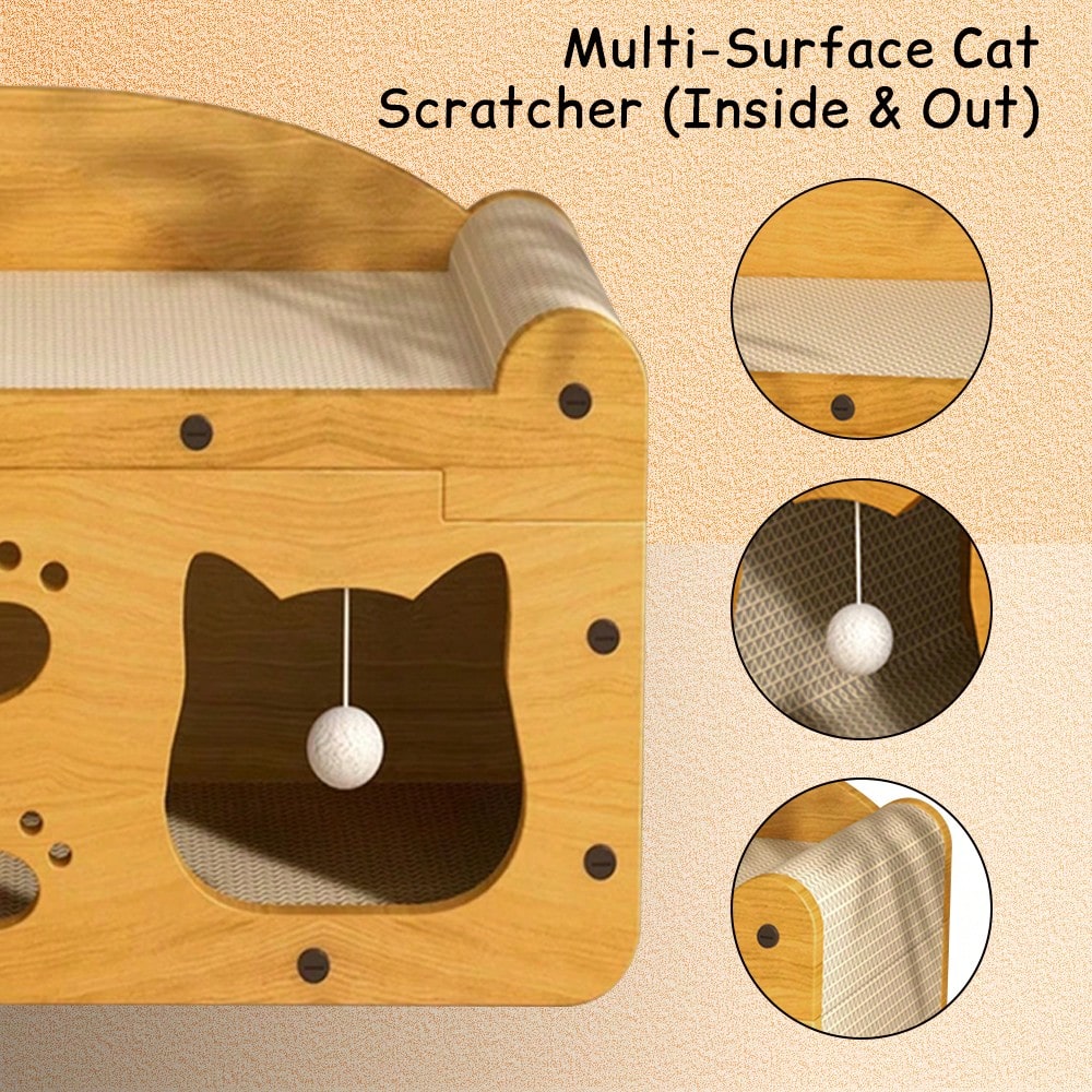 Luxuriöses Doppelstöckiges Kat – Cat Scratching Post Bewertung und Preis