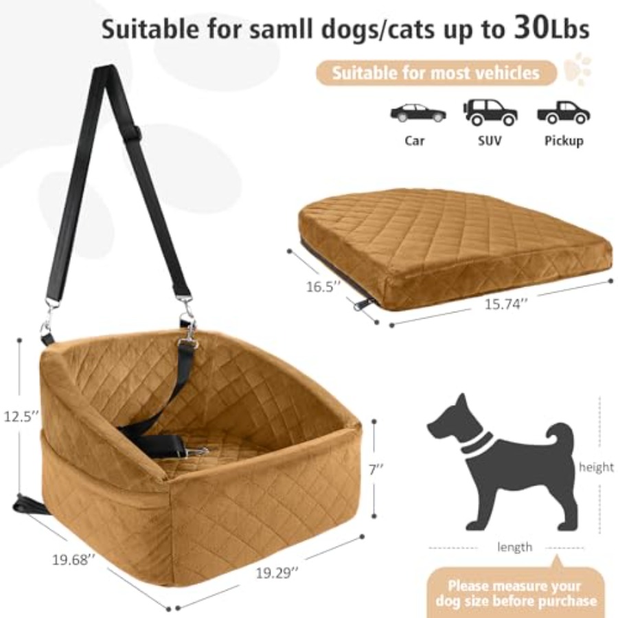 Hunde-Autositz für Kleine und  – Calming Dog Bed Bewertung und Preis