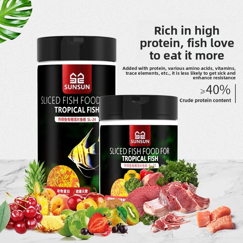 SUNSUN Premium Tropical Fish F – Tetra Food Tropical Flakes Bewertung und Preis