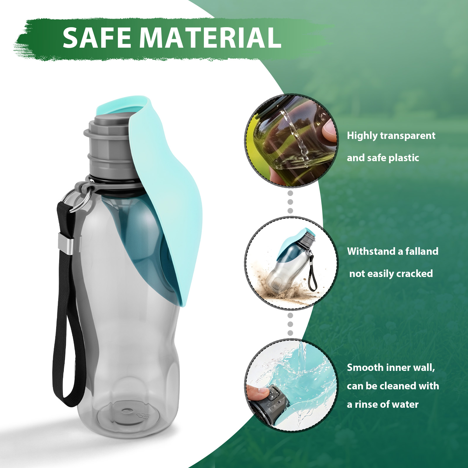 800ml Hunde-Wasserflasche Groß – Pet Supplies Coupon Bewertung und Preis