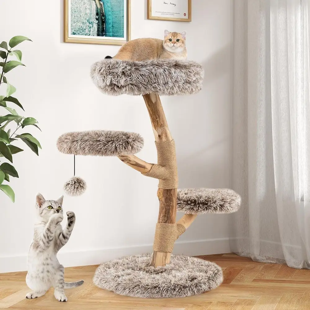 Mehrstöckiger Holz-Katzenturm  – Cat Scratching Post Bewertung und Preis