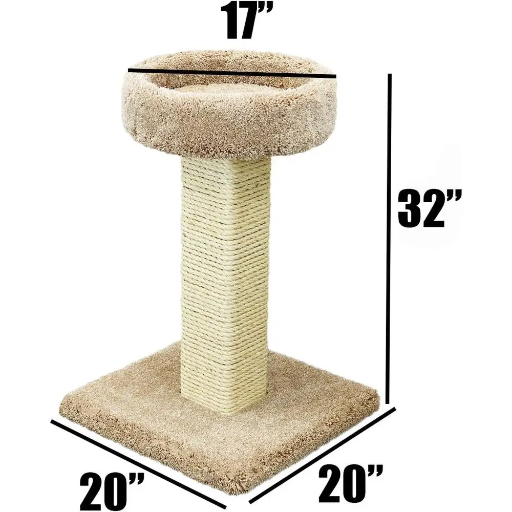 Großer Massivholz-Kratzbaum mi – Cat Scratching Post Bewertung und Preis