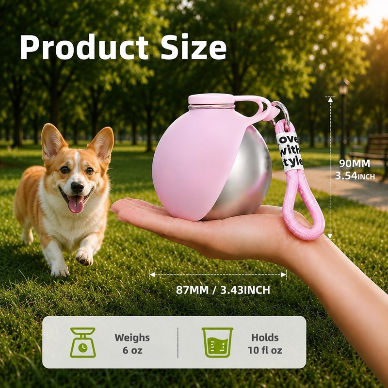 Hunde-Wasserflasche aus Edelst – Pet Supplies Coupon Bewertung und Preis