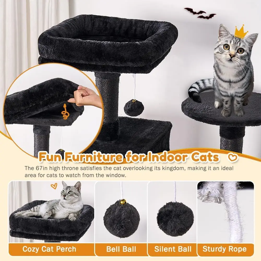 67-stöckiger XL-Katzenturm für – Cat Scratching Post Bewertung und Preis