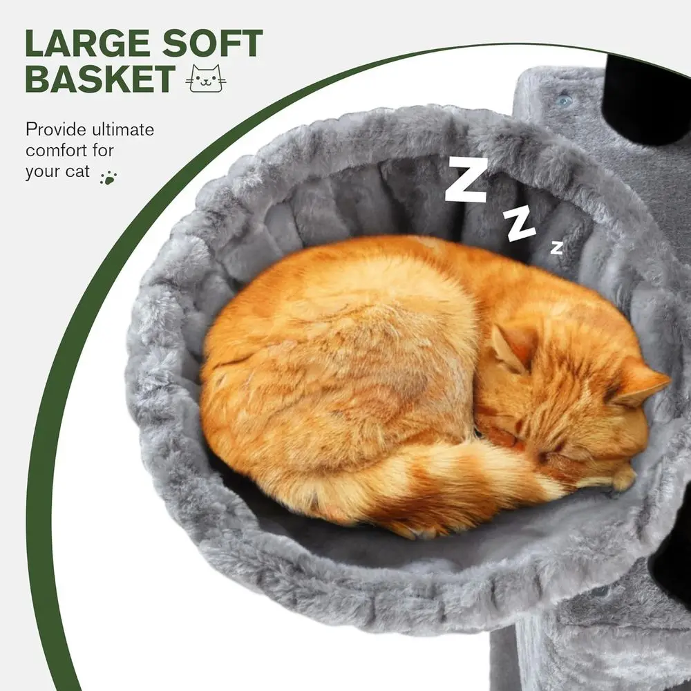 66-stufiger großer Katzenbaum  – Cat Scratching Post Bewertung und Preis